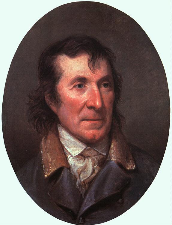 Charles Wilson Peale Portrait of Gilbert Stuart oil painting picture